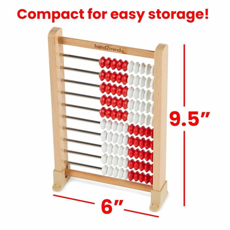 Abaci | Mini 100 Perline Rekenrek Legno  Abaco Per Bambini Matematica  Materiali Didattici Matematici Scuola Materna  Cassa Contatori Per Bambini  Contatori Per Bambini Matematica  Giocattoli Educativi Per Scuola Elementare (Set Da 1)