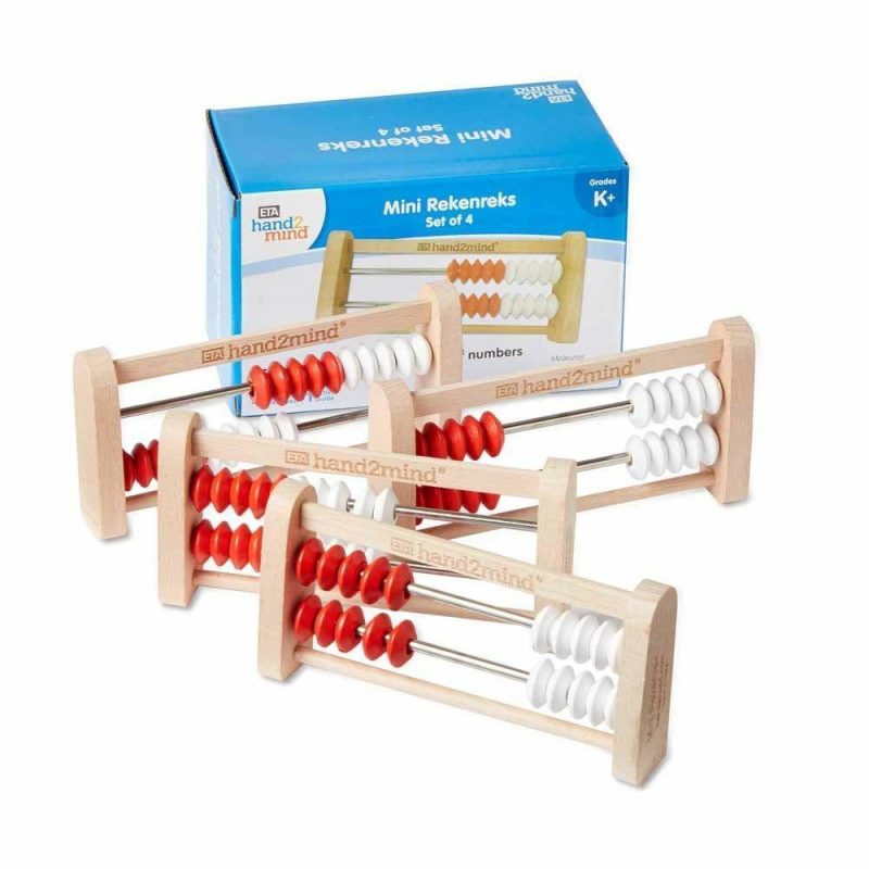 Abaci | Mini 20 Perle Rekenrek Legno  Abaco Per Bambini Matematica  Materiali Didattici Matematici Scuola Materna  Cassa Contatori Per Bambini  Contatori Per Bambini Matematica  Giochi Educativi Per Scuola Elementare (Set Di 4)