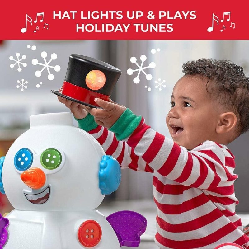 Arrampicate Indoor e Strutture di Gioco | Il mio primo snowman, giocattolo interattivo di Natale per bambini, suona musica e si accende, accessori in 15 pezzi, per bimbi dai 1+ anni.