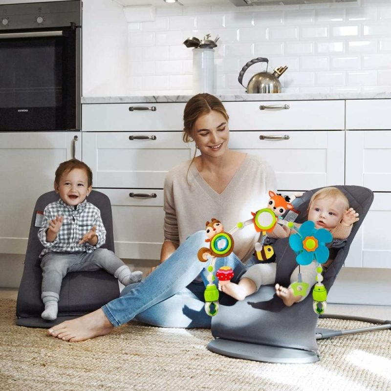 Car Seat & Stroller ToysPoggioletto & passeggino giochi | Arc Mobile per Passeggino, Regolabile, Gioco Musicale, Gioco per Passeggino, Accessori Universali, Attrezzo per Attività, Bar Multiuso per Passeggino, Accessori per Seggiolino per Bambini, Accessori per Passeggino, Accessori per Culla – Arancione