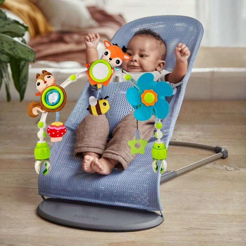 Car Seat & Stroller ToysPoggioletto & passeggino giochi | Arc Mobile per Passeggino, Regolabile, Gioco Musicale, Gioco per Passeggino, Accessori Universali, Attrezzo per Attività, Bar Multiuso per Passeggino, Accessori per Seggiolino per Bambini, Accessori per Passeggino, Accessori per Culla – Arancione