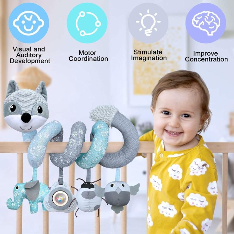 Car Seat & Stroller ToysPoggioletto & passeggino giochi | Car Seat Toys, Giocattoli per Neonati, Giocattoli per Passeggino, Giocattoli per Bambino, Giocattoli 0-3 Mesi, Giocattoli per Neonato 0-6 Mesi, Giocattoli Spiral per Passeggino, Culla con Musica e Sonagli, Giocattoli per 0, 3, 6, 9, 12 Mesi, Bambini e Bambine, Enfants