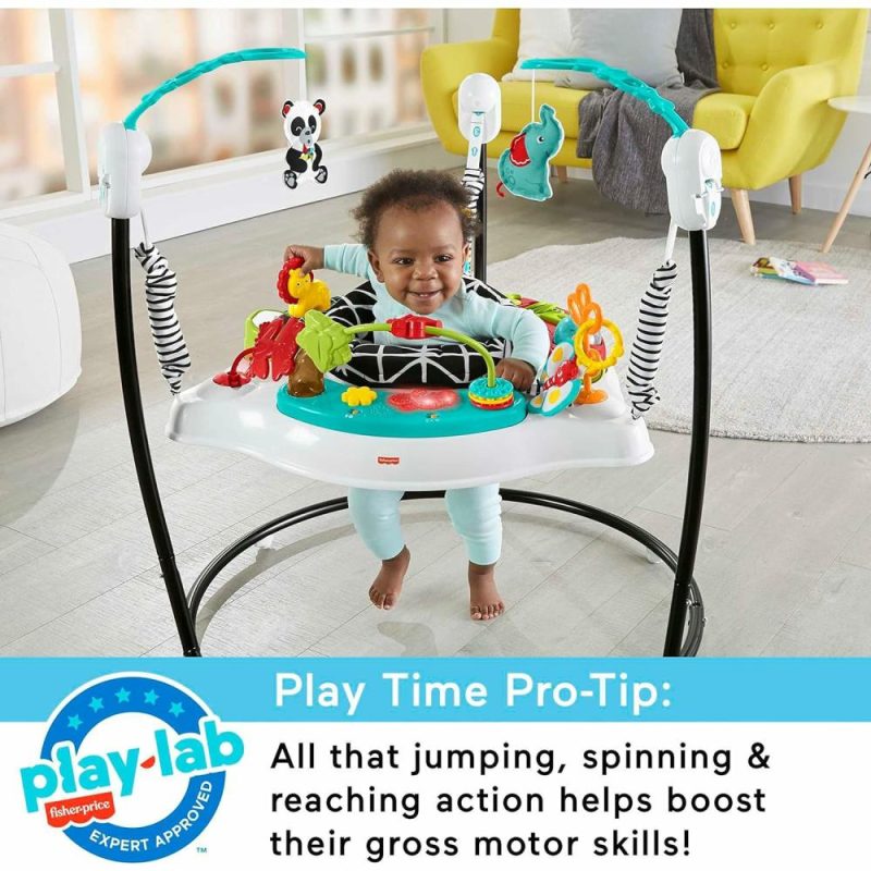 Centri di attività | Baby Bouncer Animal Wonders Jumperoo Activity Center Con Musica Luci Suoni E Giocattoli Educativi