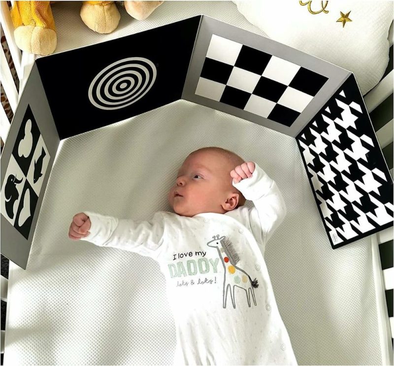 Centri di attività | Baby Sensory & Sviluppo Tavole Estendibili  Bianco e Nero  Forme Geometriche Semplici  Realizzate in Carta 700Gsm  Si Posizionano Indipendentemente.