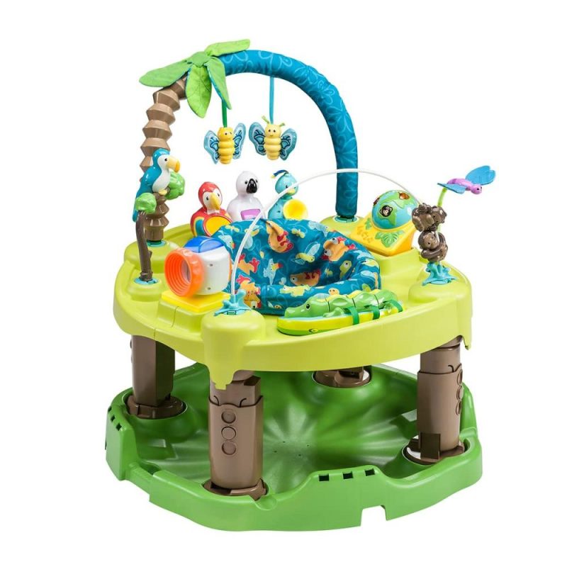 Centri di attività | Exersaucer Triple Fun Active Learning Center – Vita nella Foresta Amazzonica – Include 1 Piattello Attività