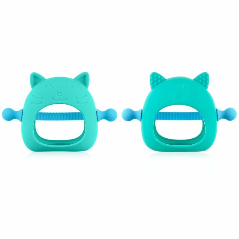 Dentifrici | 2 Pack Guanto Siliconico Senza Gocce per la dentizione, Rilassamento per Bambini in Crescita, Distanziatori Dentari per Bambini 3-6 Mesi, Giochi per la Dentizione per Bambino 0-6 Mesi, Senza Bpa, Oggetti Indispensabili per un Bambino di 3 Mesi