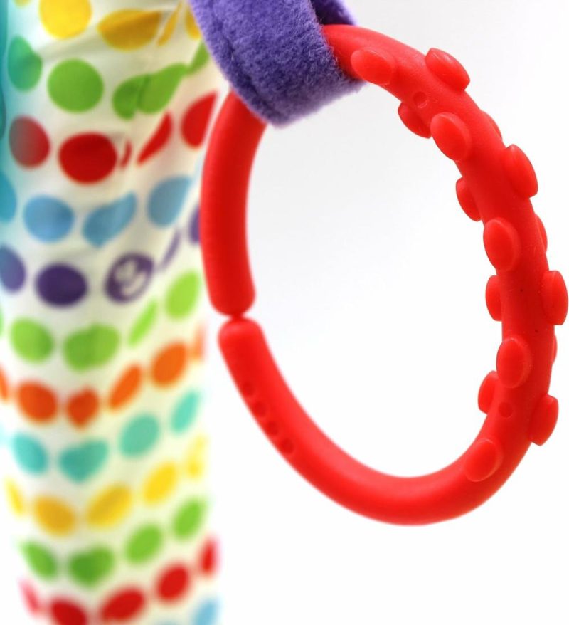 Dentifrici | 24 Pack Baby Teether Rings Links Toys Colorful Round Connecting Ring For Rattle Strollers Car Seat Travel Toys – Adatto per Bambino, Neonato, Bambino (Colori Arcobaleno)