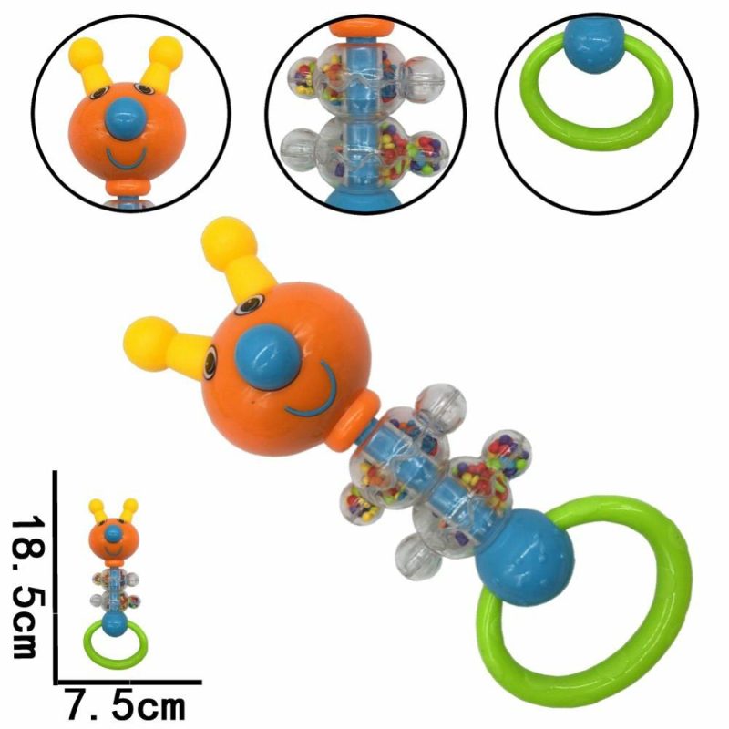 Dentifrici | 9Pcs Set di Gioco di Succhiare per Neonato con Scatola di Archiviazione, Regalo per Bambino Maschio di 0 a 18 Mesi, Blu