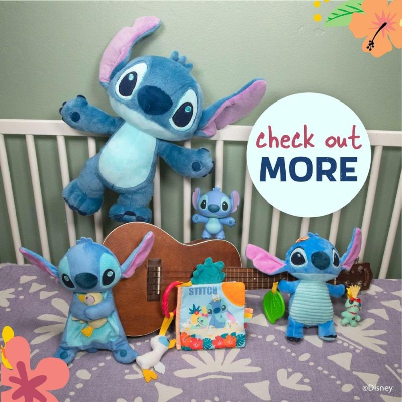 Dentifrici | Baby Lilo & Stitch Soft Book: Libro Morbido da Portare con Te di Stitch – Blu Medio