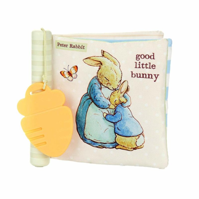 Dentifrici | Beatrix Potter Peter Rabbit Soft Teether Book Con Spina Sensory Teether E Gioco da Masticare