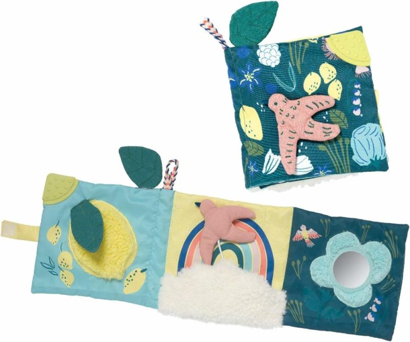 Dentifrici | Cancione del Piccolo Soft Activity Pat Mat Per Bambini Con Tettuccio, Carta Stridulante E Specchio Sicuro per Bambini