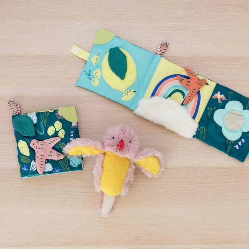 Dentifrici | Cancione del Piccolo Soft Activity Pat Mat Per Bambini Con Tettuccio, Carta Stridulante E Specchio Sicuro per Bambini