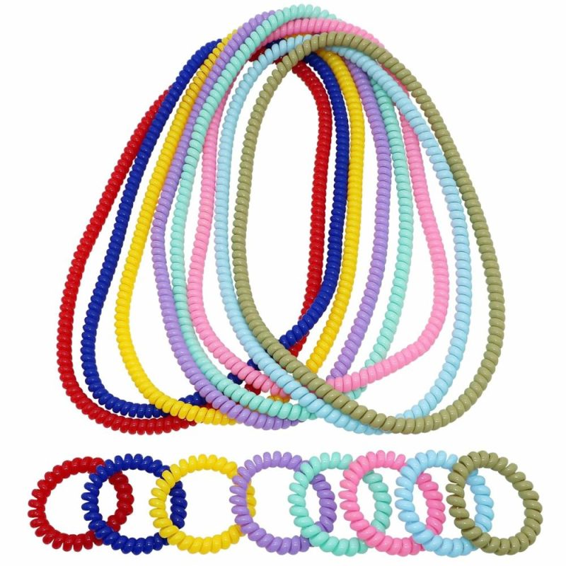 Dentifrici | Ciondoli e braccialetti elastici a spirale per bambini sensoriali, 16 confezioni. Braccialetti e collane per la dentizione per maschi e femmine con autismo, ADHD, SPD. Giochi da masticare per bambini autistici, riducono la masticazione e l’ansia.