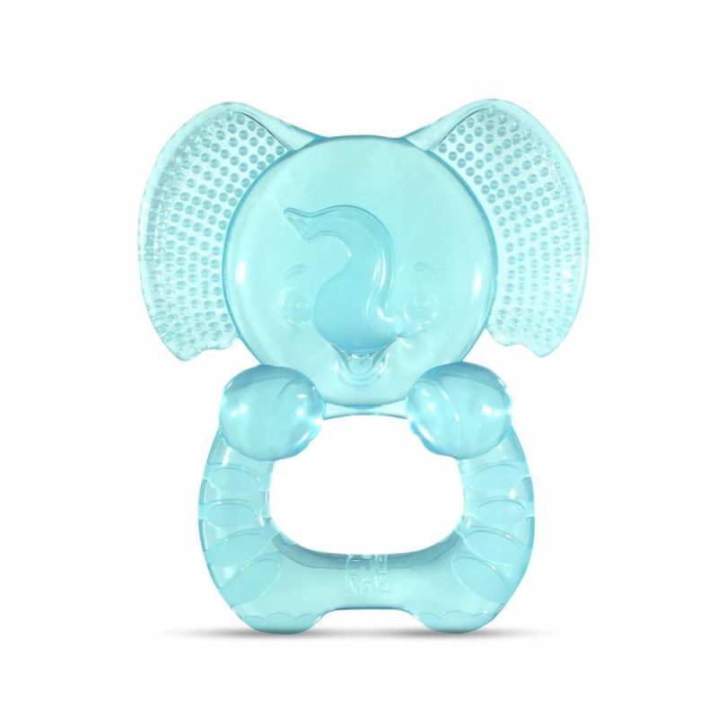 Dentifrici | Elfy-Yummy Districatore: Gioco per la dentizione – Design di Elefante in Silicone Medico con Pelo Ultra Morbido per Lenire il Discomfort della Dentizione Gioco Ideale per i Bambini 3M+