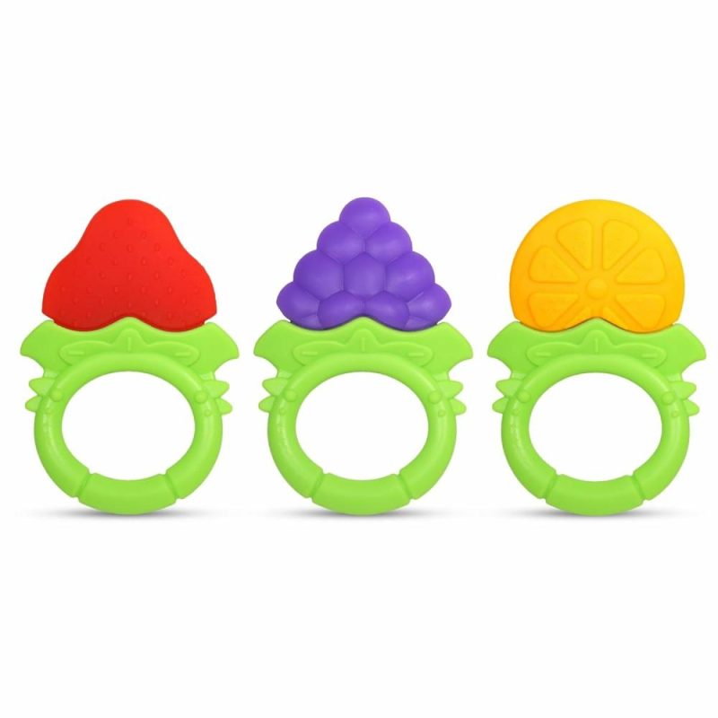 Dentifrici | Fruitique Bambino e Neonato Massaggiatore & Gioco da Masticare 3-Pack  Masticatori a Forma di Frutta Multitessuto Leniscono le Gengive Dolenti  Silicone Senza Bpa e di Qualità Alimentare  Senza Mani e Facile da Tenersi  3M+