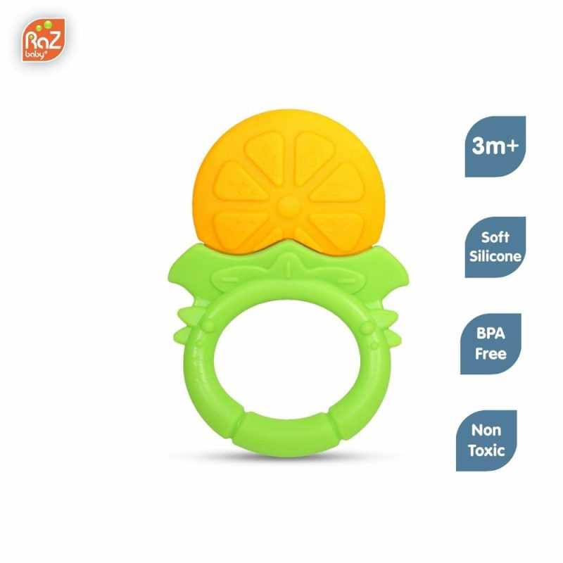 Dentifrici | Fruitique Bambino e Neonato Massaggiatore & Gioco da Masticare 3-Pack  Masticatori a Forma di Frutta Multitessuto Leniscono le Gengive Dolenti  Silicone Senza Bpa e di Qualità Alimentare  Senza Mani e Facile da Tenersi  3M+