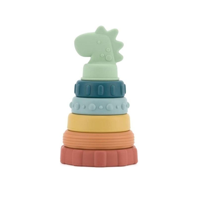 Dentifrici | Itzy Stacker Silicone Stacking e Mordente Gioco Dinosauro (Stack8449)