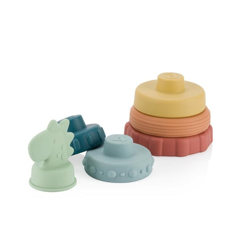 Dentifrici | Itzy Stacker Silicone Stacking e Mordente Gioco Dinosauro (Stack8449)