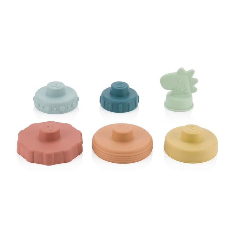 Dentifrici | Itzy Stacker Silicone Stacking e Mordente Gioco Dinosauro (Stack8449)