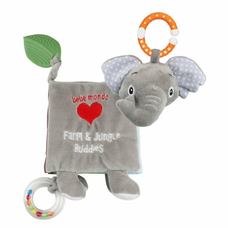 Dentifrici | Libri per Bambini 0-6 Mesi,Giocattoli per Bambini Elefante Tovaglietta Morbida Tocco Sentire Libri Stridulanti per Bambini e Bambini Grandi,Bambini Giocattoli 3-6 Mesi 6-12 Mesi 1-3 Anni Regali per Bambino Bambina,Bunny Pieno Morbido Giocattoli da Masticare