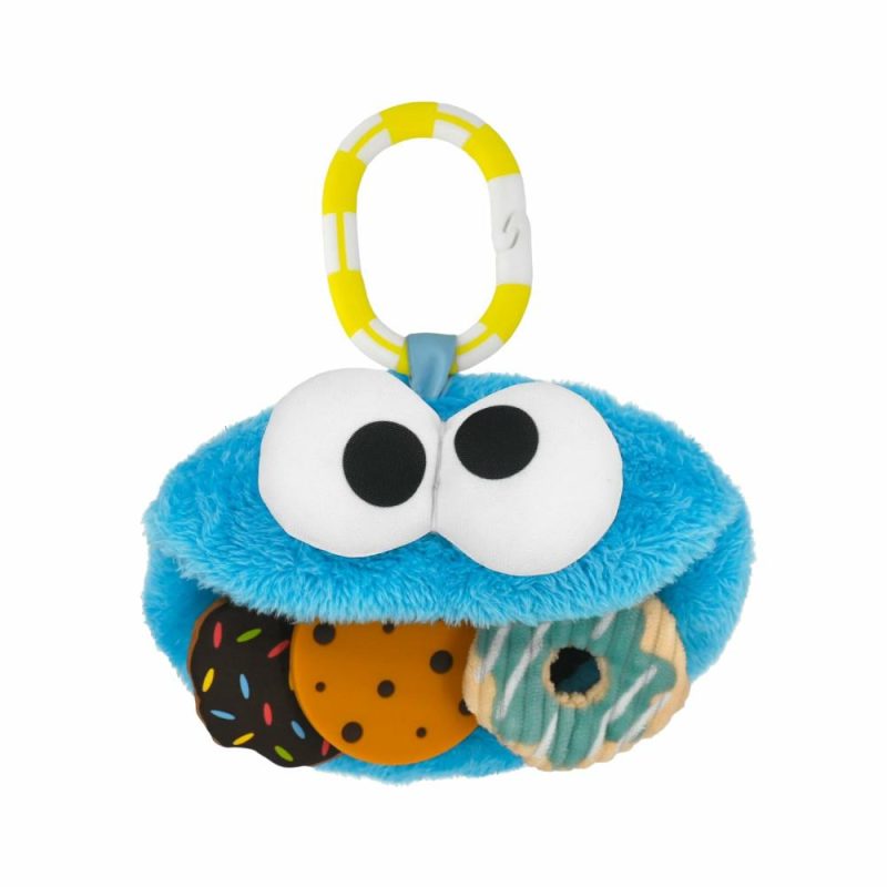 Dentifrici | Sesame Street Cookie Monster Attività Giocattolo Da Portare in Silicone Morso Per Neonati