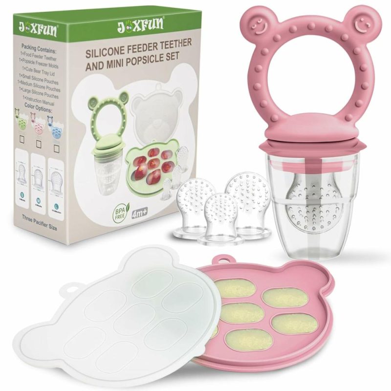 Dentifrici | Silicone Baby Fruit Food Feeder, Pacifier & Latte Materna Popsicle Freezer Molds, Per Preparazione in Batch e Raffreddamento, Senza Bpa, Distributore in Silicone per Introdurre Alimenti Nuovi, Aumenta come Gioco da Crescita