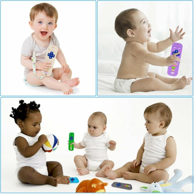 Dentifrici | Silicone Baby Teething Toys, Baby Remote Control Toy, Remote Teether For Babies 3-24 Months, Baby Remote Teething Toys, Teething Relief Toys 6-12 Months, Teething Toys Bpa Free Refrigerator Safe. 
Giocattoli da Masticare in Silicone per Bambini, Giocattolo Telecomandato per Bambini, telecomandante da Masticare per Bambini 3-24 Mesi, Giocattoli da Masticare Telecomandati per Bambini, Giocattoli per la Masticazione per il Rilassamento 6-12 Mesi, Giocattoli da Masticare Senza Bpa Sicuri in Frigorifero.