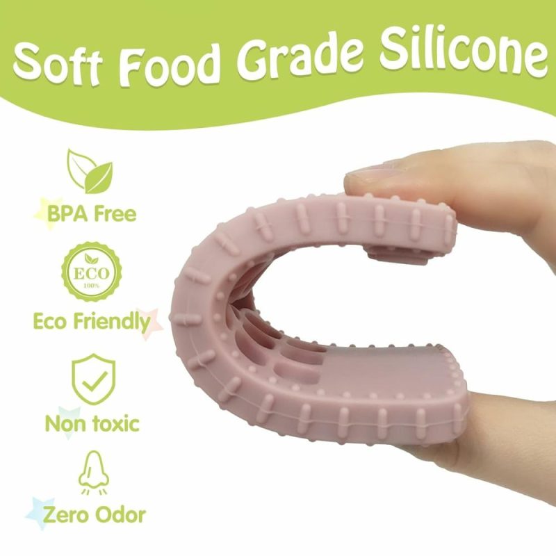 Dentifrici | Silicone Giocattoli da Sorpasso per Bambini 0-6 Mesi  Telefono Bambino 6-12 Mesi con Pulsanti  2 Pz Giocattoli da Sorpasso Telefono Cellulare per Bambini  Giocattoli da Masticare Telefono da Gioco Regali da Bagno per Bambina Bambino  Nero e Rosa