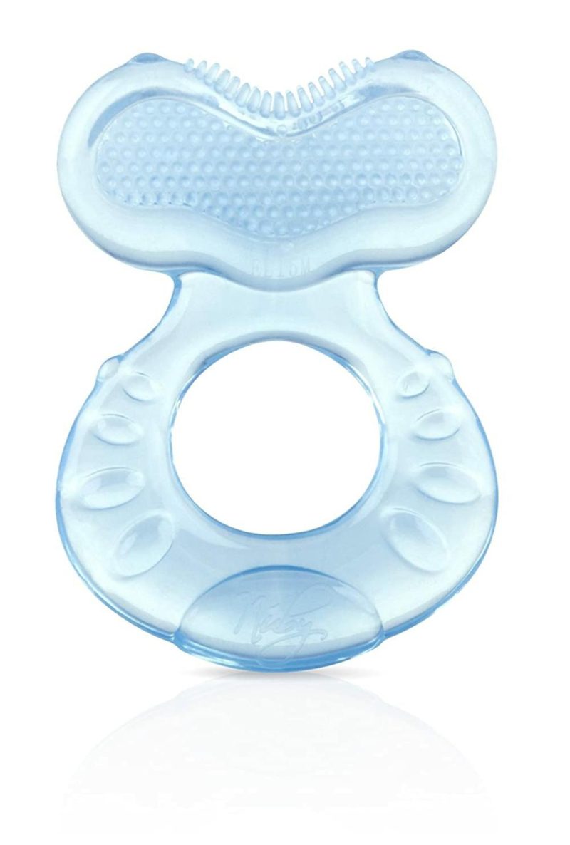 Dentifrici | Silicone Teethe-Eez Dentifricio con Punte  Include Scatola Igienica  Aqua (Contenuto 2)