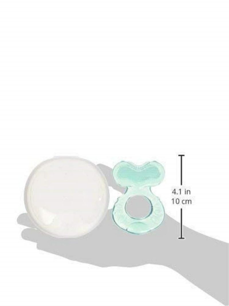 Dentifrici | Silicone Teethe-Eez Dentifricio con Punte  Include Scatola Igienica  Aqua (Contenuto 2)