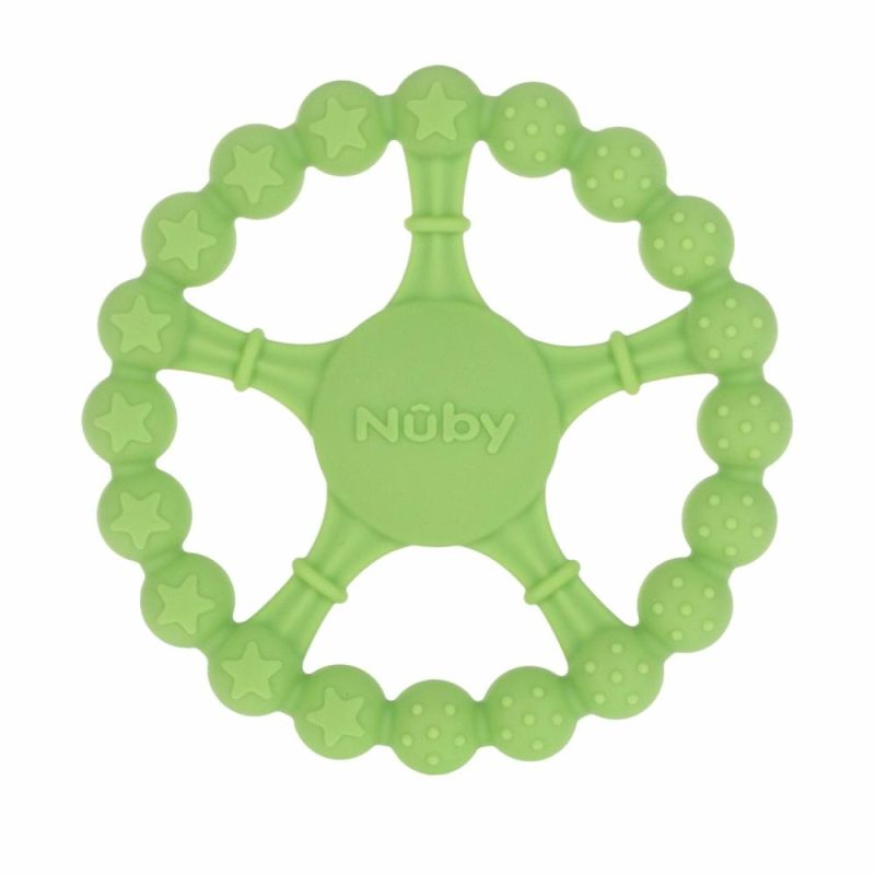 Dentifrici | Silicone Wheel Teether – Soft Multi-Textured Teething Relief For Babies Easy To Grasp Ultra-Flexible Promotes Motor Skill Development Bright And Engaging Design 3+M