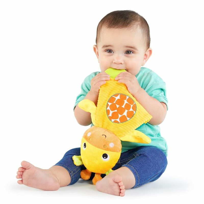 Dentifrici | Snuggle & Teethe Plush Baby Toy Senza Bpa, Morbido e Strisciante – Giraffa