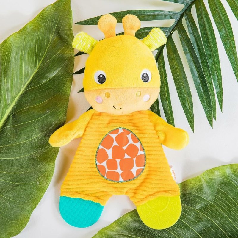 Dentifrici | Snuggle & Teethe Plush Baby Toy Senza Bpa, Morbido e Strisciante – Giraffa