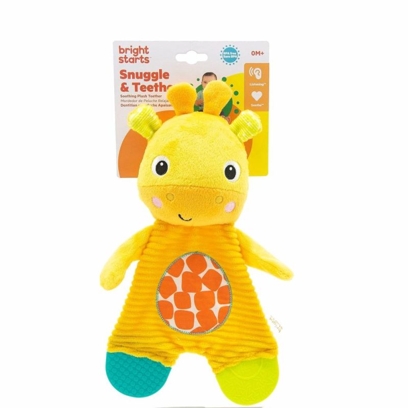 Dentifrici | Snuggle & Teethe Plush Baby Toy Senza Bpa, Morbido e Strisciante – Giraffa