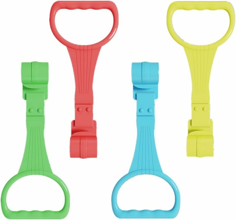 Giocattoli a spingere e trascinare | 4 Pcs Baby Pull Up Rings Robuste, Anelli di Trazione per Culla, Anelli di Trazione per Parco Giochi, Strumenti di Allenamento per la Camminata Bambini e Bambine