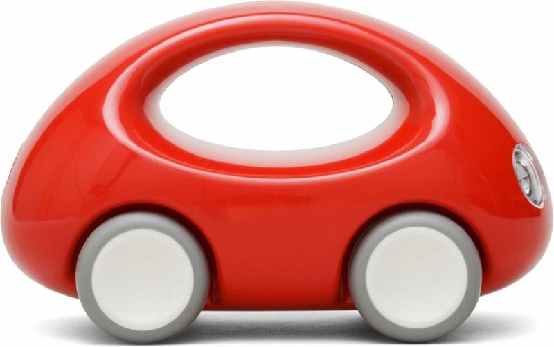 Giocattoli a spingere e trascinare | Go Car Early Learning Push & Pull Toy – Rosso