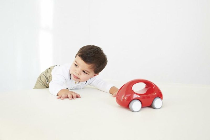 Giocattoli a spingere e trascinare | Go Car Early Learning Push & Pull Toy – Rosso