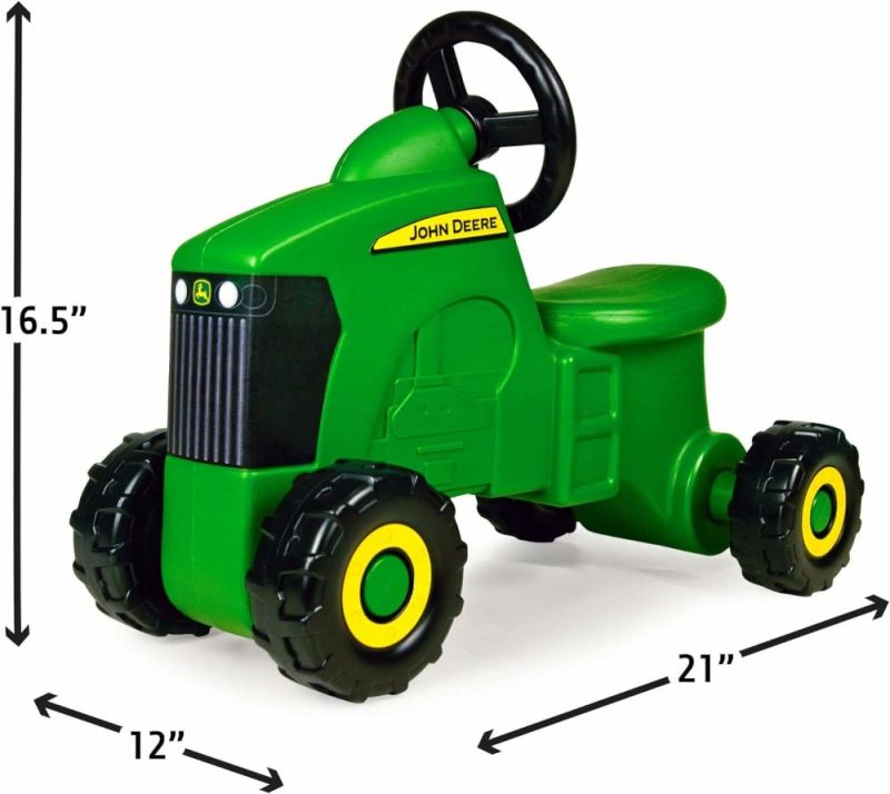 Giocattoli a spingere e trascinare | John Deere Sit ‘N Scoot Trattore Gioco – Giocattolo a Pedali per Bambini – Giocattoli Trattore John Deere per Bambini – 20 x 9.8 x 16.15 Pollici – Verde – Età 2 Anni E Più