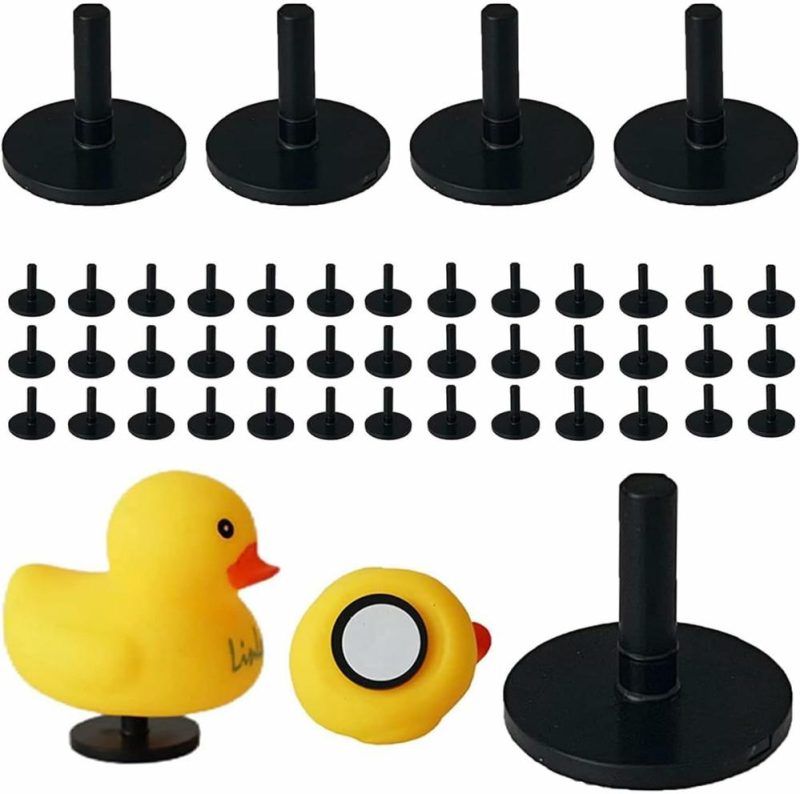 Giocattoli da bagno | 10Pcs Duck Plug – Montaggio Duck in Gomma  Montaggio Fisso Display Anatre Montaggio Porta-Anatre Montaggio per Cruscotto Jeep e Display Fisso（Escluso Anatra in Gomma）（10）