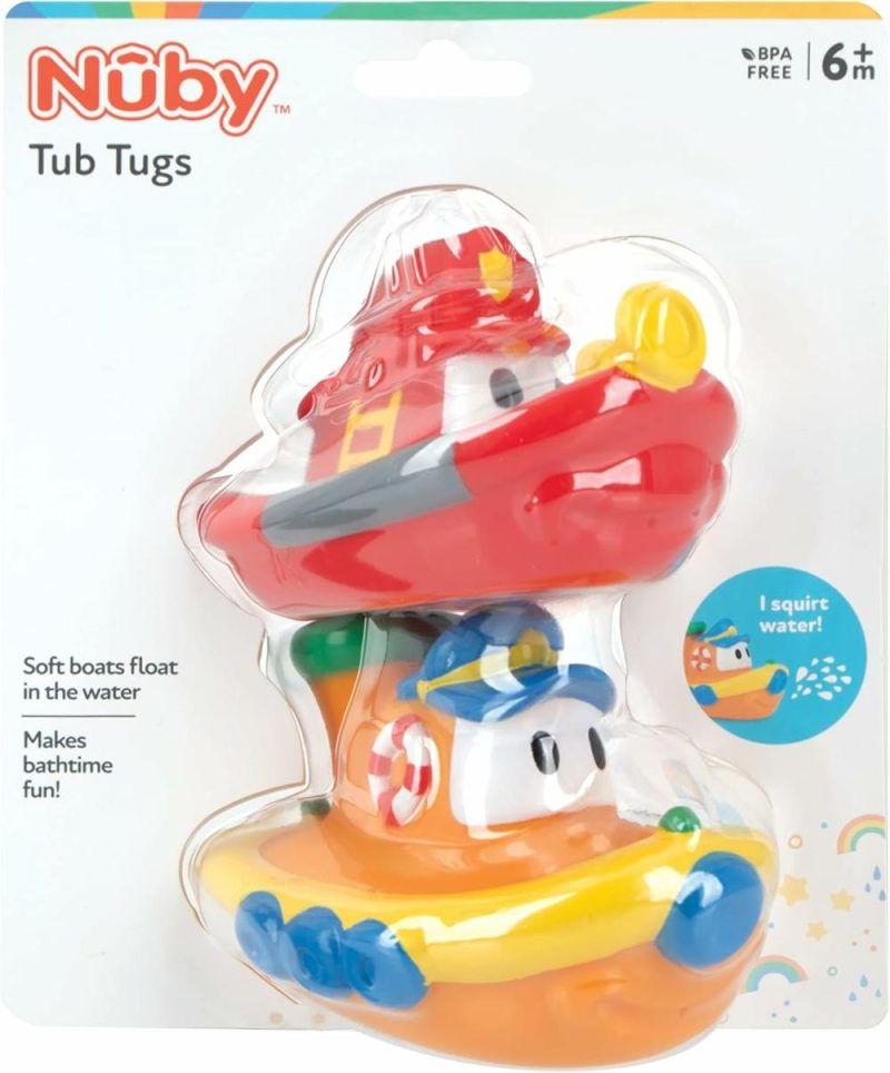 Giocattoli da bagno | 2-Pack Tub Tugs Giocattoli Flottanti per Bagno Nautici  Colori Variabili (Confezione da 2)