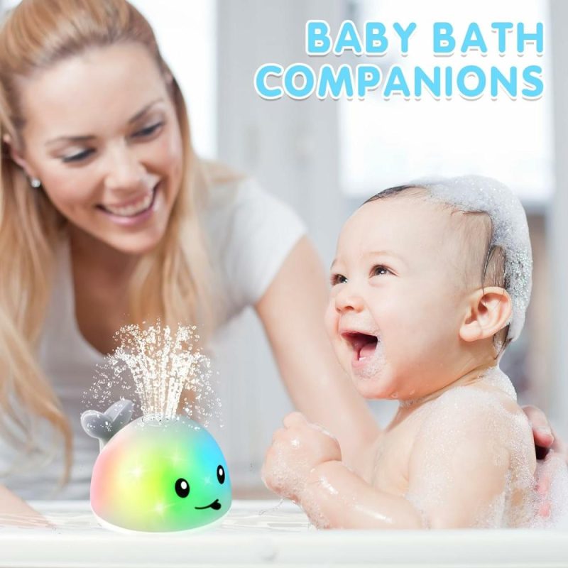 Giocattoli da bagno | 2024 Giocattoli da Bagno per Bambini Aggiornati, Giocattoli da Bagno a Luci per Bambini, Giocattoli da Bagno a Spruzzo, Giocattoli da Bagno Fontana, Giocattoli da Bagno Piscina, Regali per Compleanno Bambino Bambina Ragazzo Ragazza