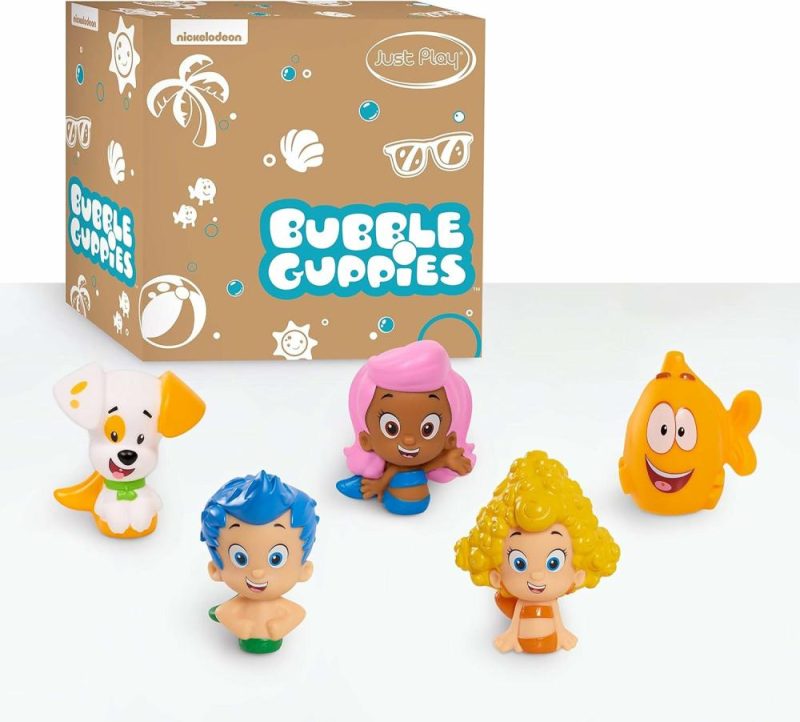 Giocattoli da bagno | 5-Piece Bath Toy Play Set – Include Gil, Molly, Deema, Mr. Grouper e Bubble Puppy