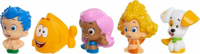 Giocattoli da bagno | 5-Piece Bath Toy Play Set – Include Gil, Molly, Deema, Mr. Grouper e Bubble Puppy