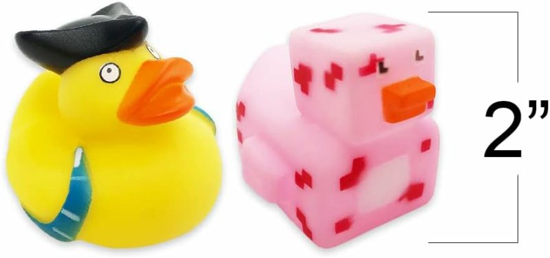 Giocattoli da bagno | Assorted Rubber Ducks Jeep Ducking (100Pack) – Rubber Duckies For Kids Bathtub Pool Toys In 17 Different Designs Fun Carnival & Birthday Party Favors For Boys & Girls – Ducks For Jeeps