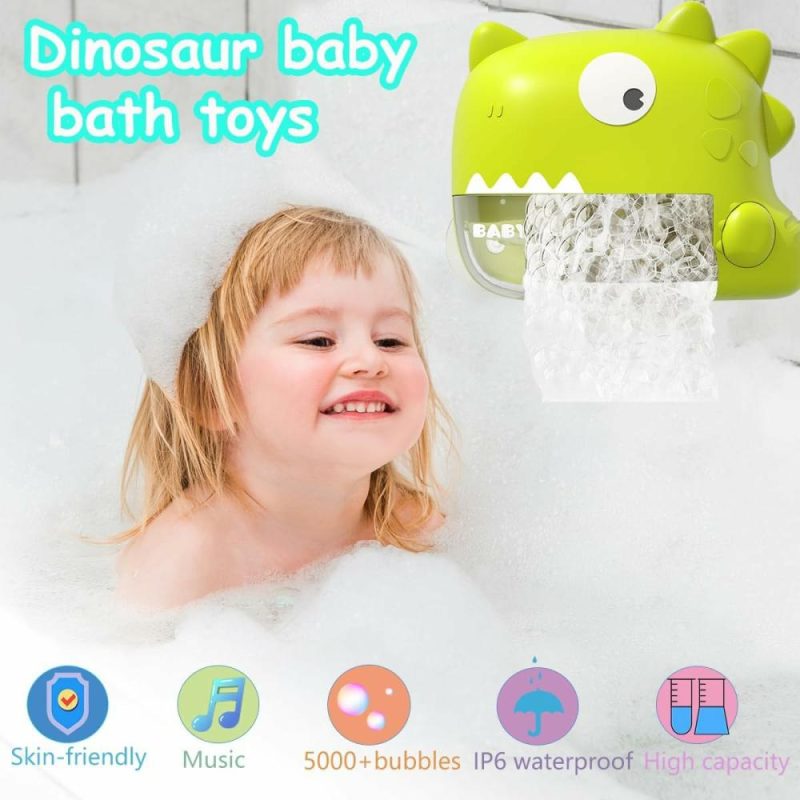 Giocattoli da bagno | Baby Bagno Giocattoli – Macchina Bolla Musicale Dinosauri Giocattoli Bambini 3-5 Anni  Giocattoli Bagnetto Automatici Bambini 1-3 Anni  Regali Compleanno, San Valentino, Natale, Pasqua  Giochi Piscina doccia Bambini