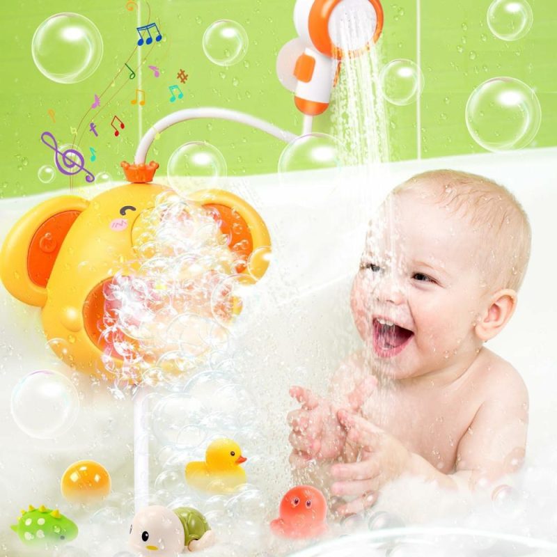 Giocattoli da bagno | Baby Bagno Gioco  Macchina Schiuma Bagno con Giocattoli Doccia  Giocattoli per Bagnetto Bambino