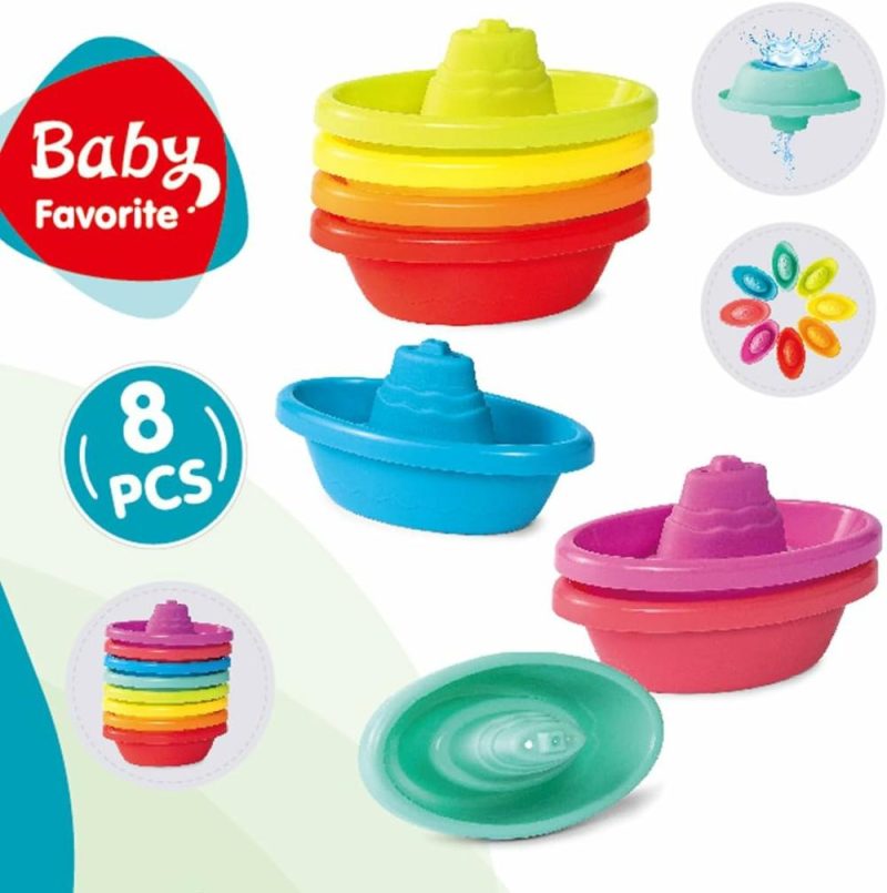 Giocattoli da bagno | Baby Bath Toys 6-12-18 Mesi 8Packs Giocattoli di Nanna galleggianti per Bambini (617-99)