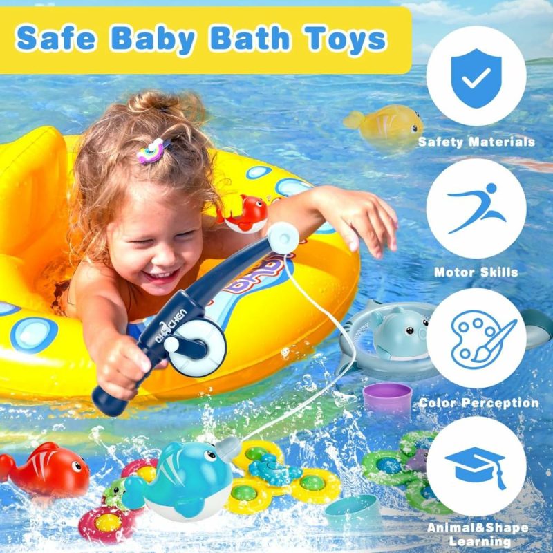 Giocattoli da bagno | Baby Bath Toys For Toddlers 1-3  Bathtub Toys Kids Shower Toys With Stacking Cups  Fishing Games & Net  Bathtub Water Table Shower Pool Toys Set For Boys Girls  16 Pcs

Giocattoli da Bagno per Bambini 1-3  Giocattoli da Bagno e doccia per bambini con tazze a impilare  Giochi di Pesca e Rete  Set di Giocattoli da Bagno Acqua e doccia per Bambini maschi e femmine  16 Pezzi