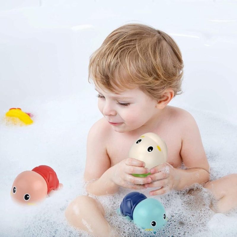 Giocattoli da bagno | Baby Bath Toys-Giochi da Bagno con Tartaruga a Rullo, Gioco per Bambini 6-12 Mesi, Giochi da Bagno Senza muffa, Gioco per il Bagno e Piscina per Bambini, Regalo per Bambini di 1 2 3 4 Anni Maschi e Femmine