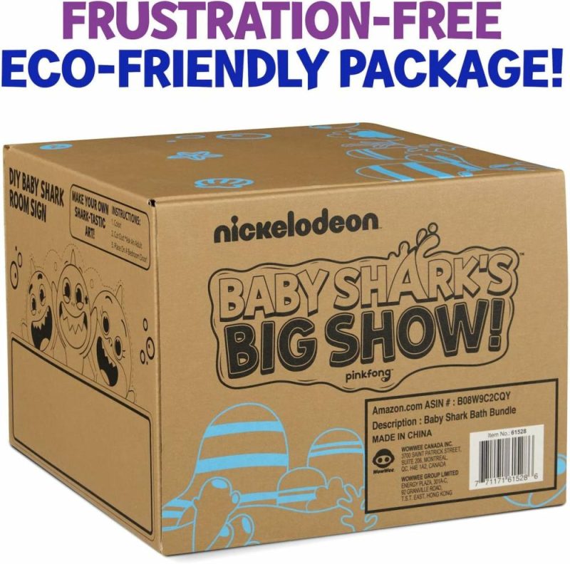 Giocattoli da bagno | Baby Shark’s Big Show! Set da Bagno – 15 Pezzi – Giocattoli da Bagno per Bambini